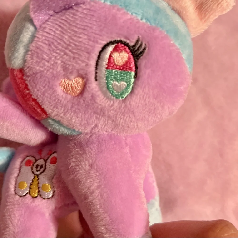 Tokidoki Neon Star Lily Violet Unicorno Plush Key Bag Clip-On NWOT - Picture 3 of 6